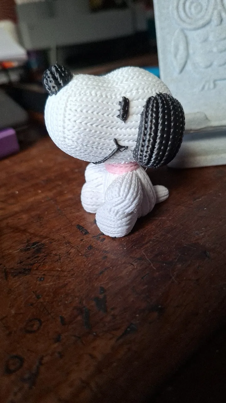 knitted Snoopy-1