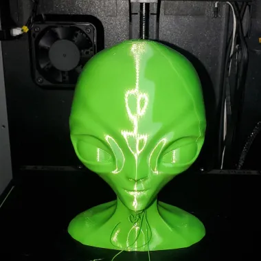 CUTE ALIEN BUST SCULPTURE FREE | UFO | BGGT FAN ART-0