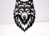 wolf alpha  wall art-0