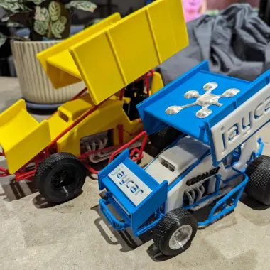 Diecast Winged Sprint car Scale 1:25-0