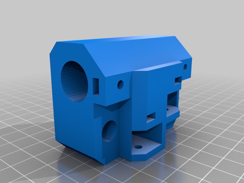 MK8 X carriage for uncrossed belt CoreXY printer