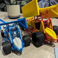Diecast Winged Sprint car Scale 1:25-2