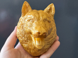Wolf Head Wall mount-2