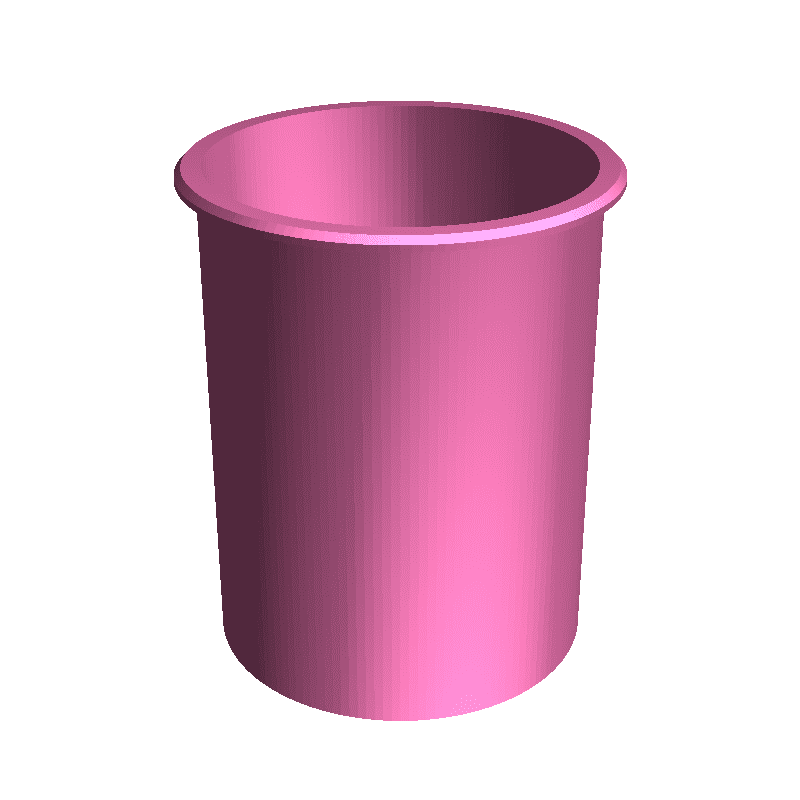 Desk Grommet Hole Pen Cup Holder 3D models download Creality Cloud