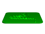 Geometric Saxophone with Glueable Support-1