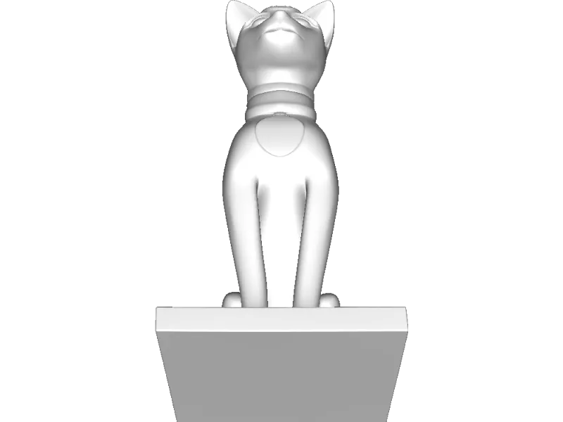 dökme demir kedi 3d Modeli şekil olarak benzersizdir ve en çekici olanıdır