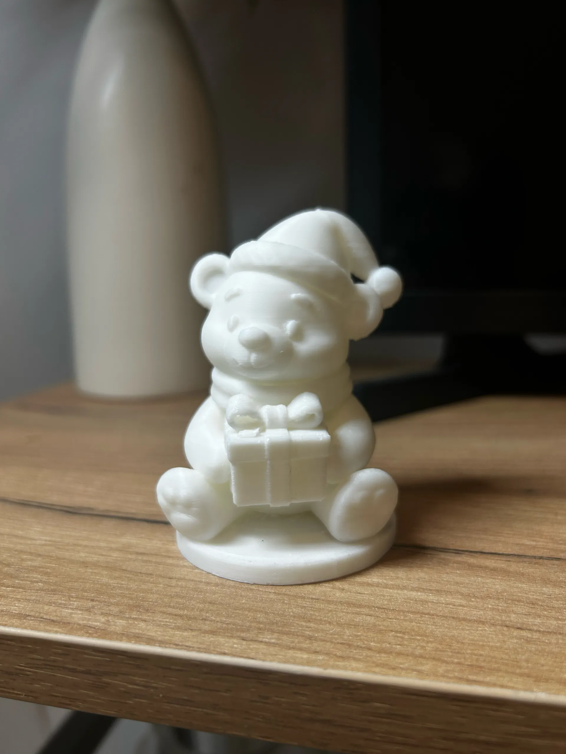 Christmas Bear with Gift-0