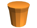 small vase pot for cacti and succulents-0
