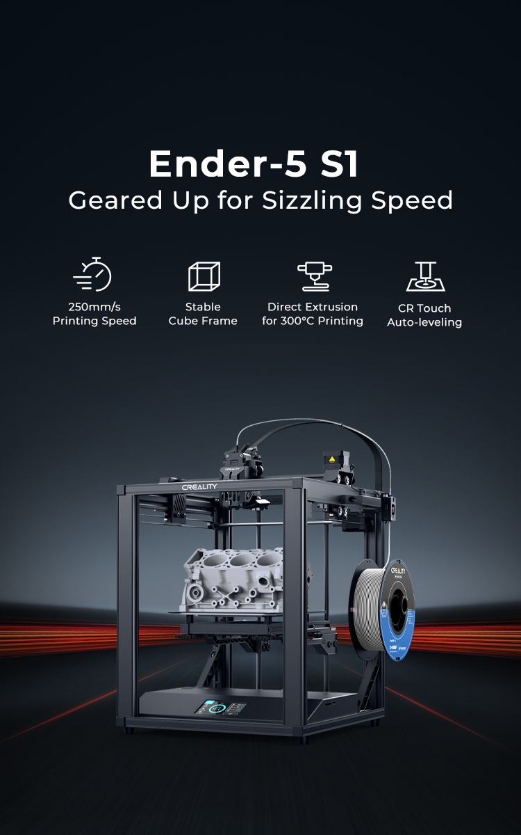 Creality Ender 5 S1 - 3D printer - LDLC 3-year warranty