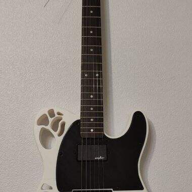 Voronoy pattern custom telecaster guitar body-0