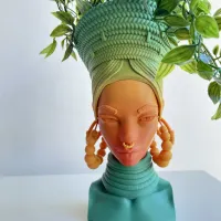 AFRICA QUEEN FLOWER POT-0