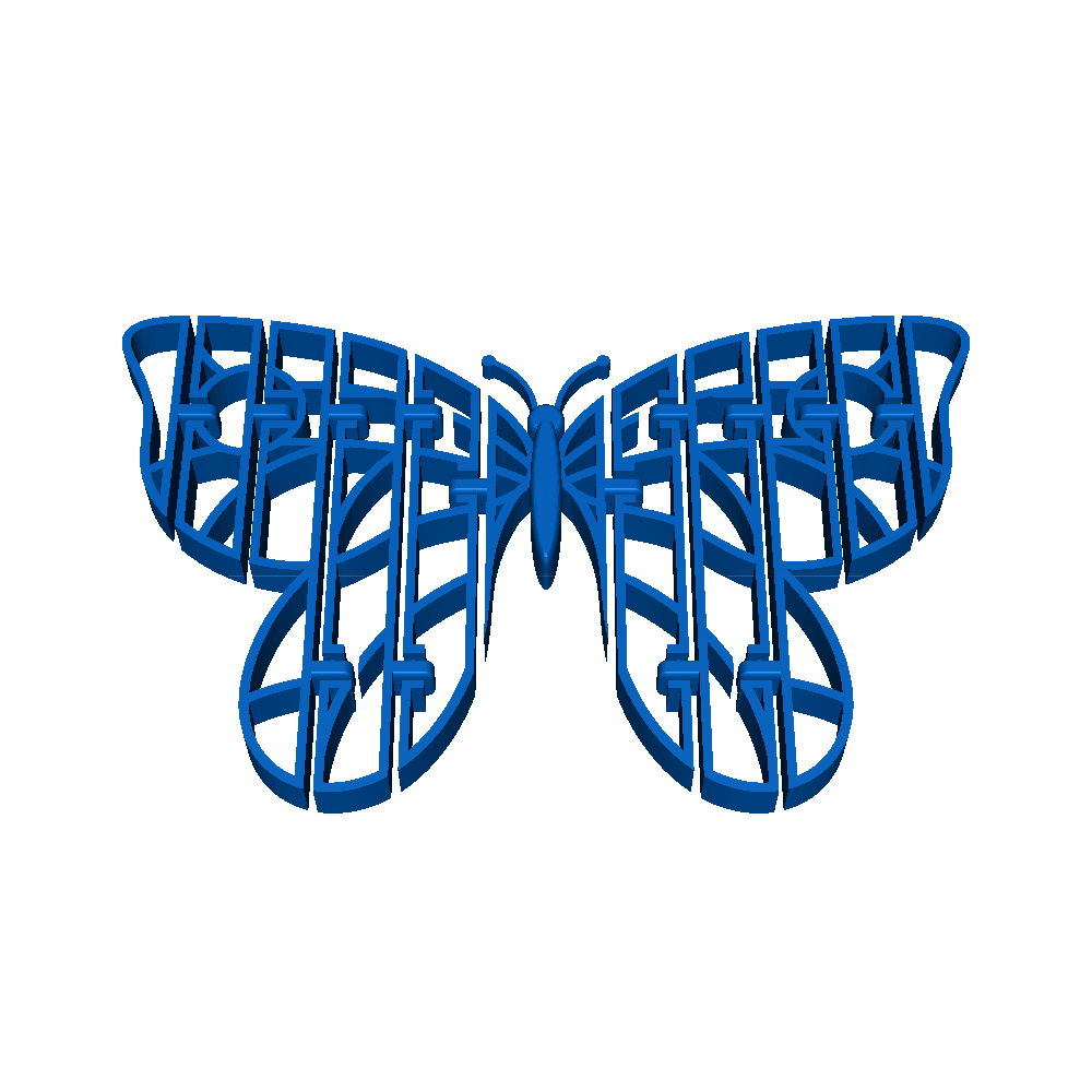 Articulated butterfly