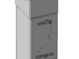Cigarette case for a cigarette pack-1