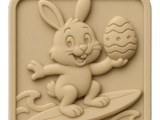 Easter Bunny Keyring Small-0