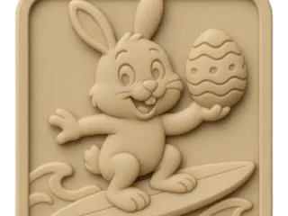 Easter Bunny Keyring Small