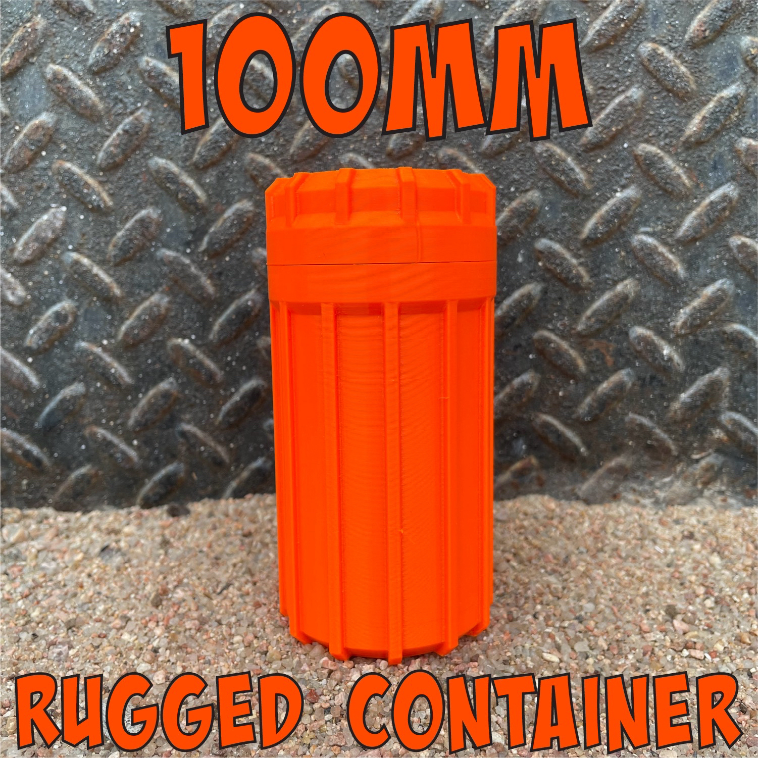 100mm Rugged Container with TPU Gasket 