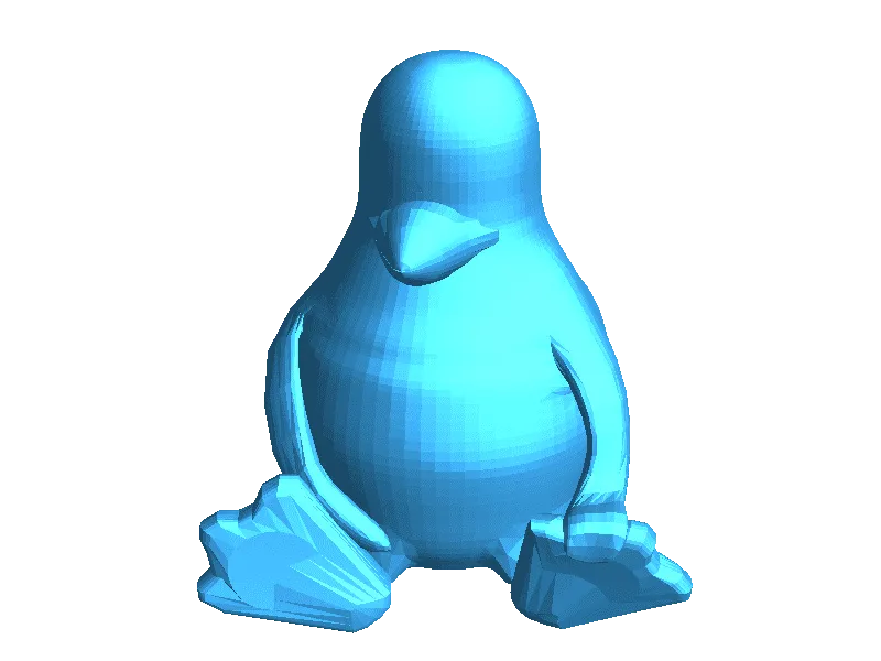 Tux Linux Penguin door dammitcoetzee