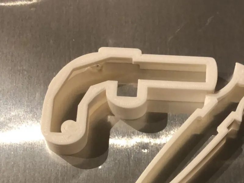 clue pistol cookie cutter 