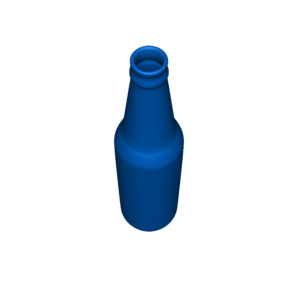 Spilled Beer Bottle