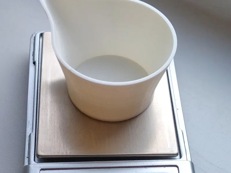 A bowl for filling bulk products