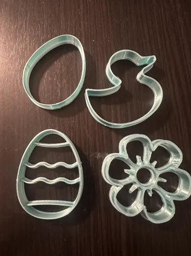 12 Easter Cookie Cutters Bundle - Eggs, peeps, chicks & more-0