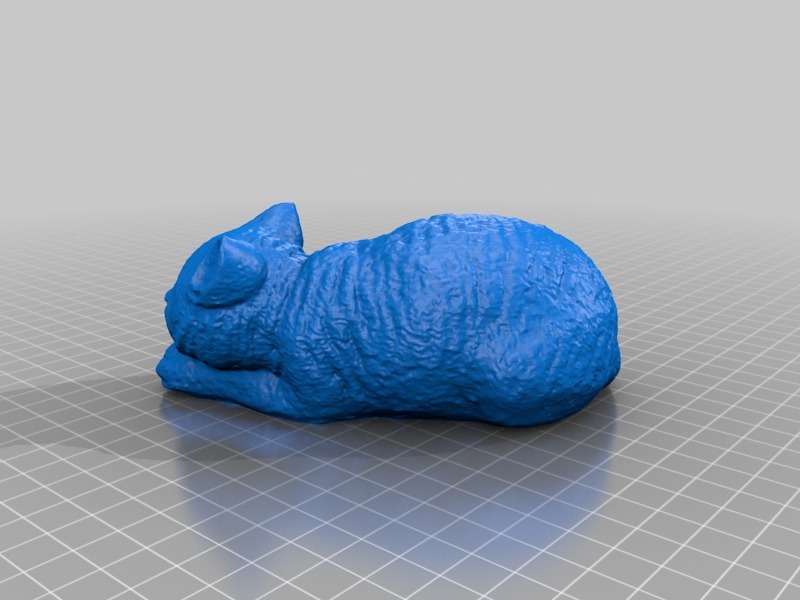 3D Printed Cat sleep by Motek3D