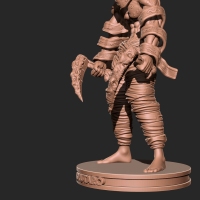 Demon slayer - Gyutaro rank 6 anime 3D print model-1