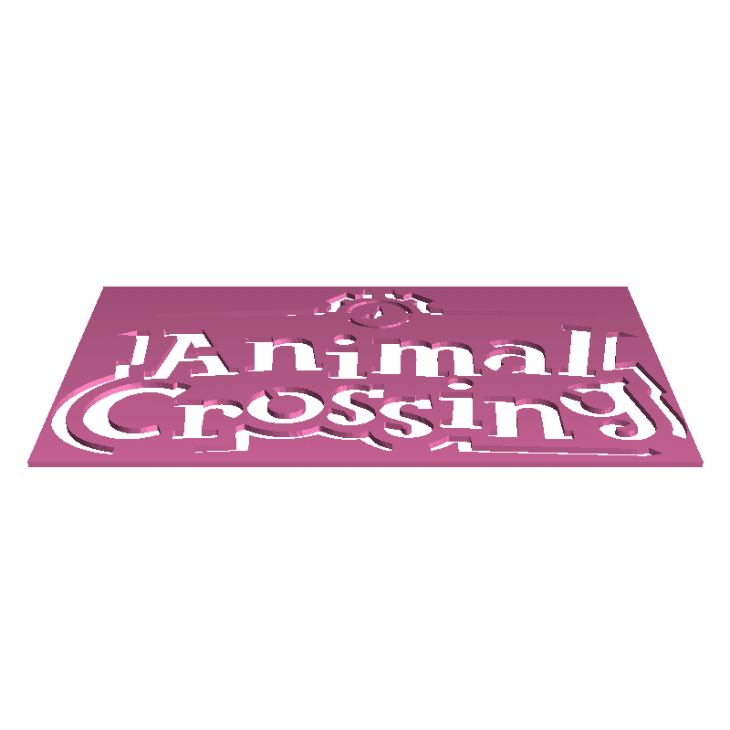  Animal Crossing stencil