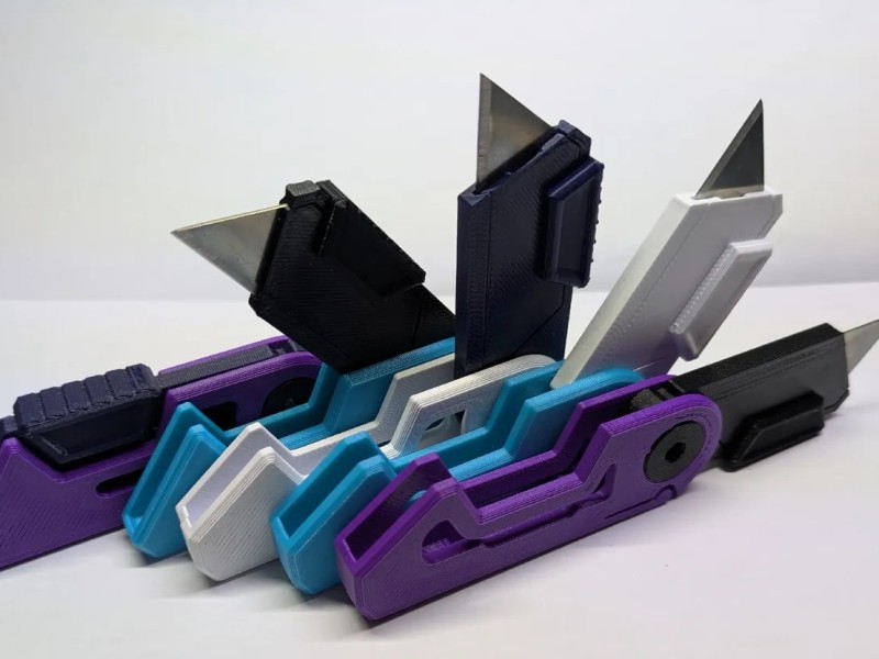 Portacuchillas plegable para cuchillo multiusos
