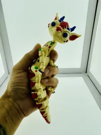 Elcid the articulated Dragon baby toy-2
