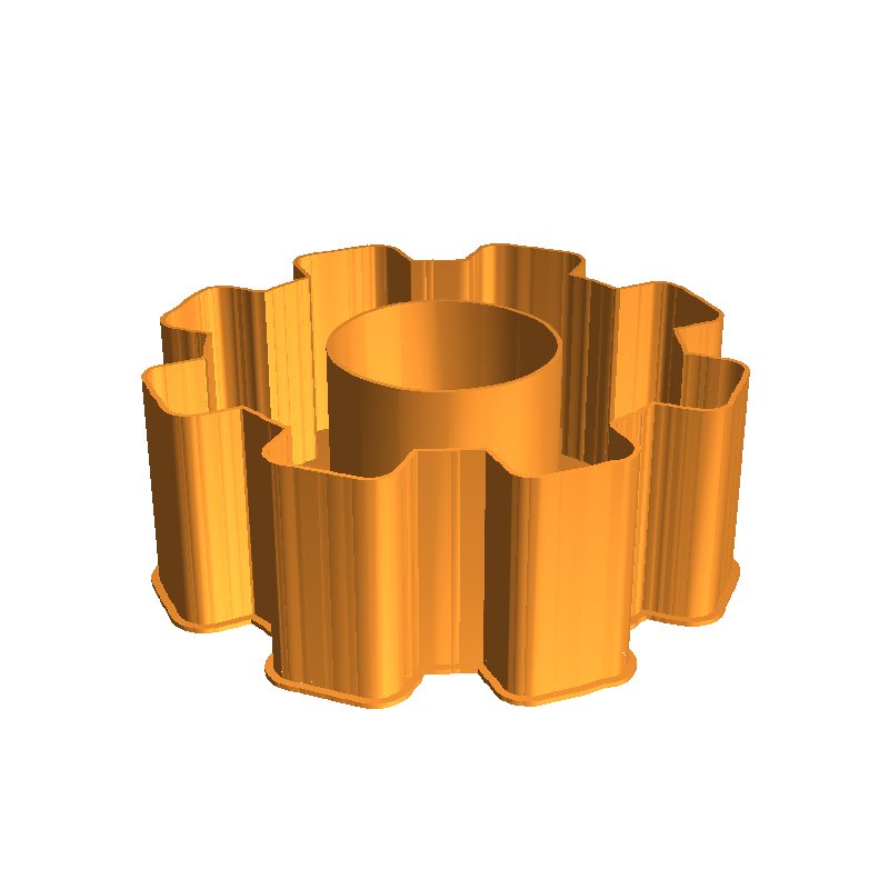 Gear Wheel (model 2), nestable box (v1)