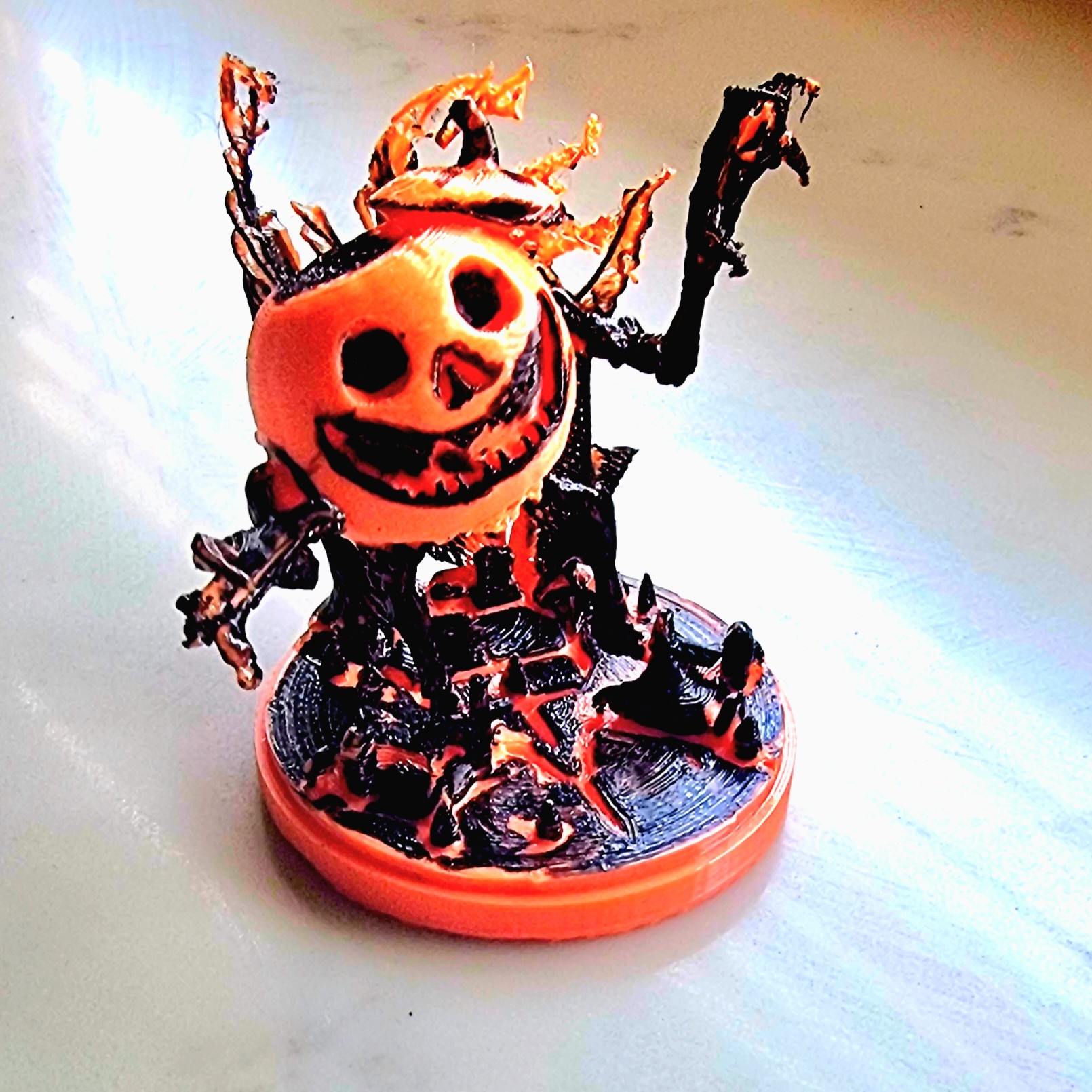 Halloween Pumpkin  Skeleton 