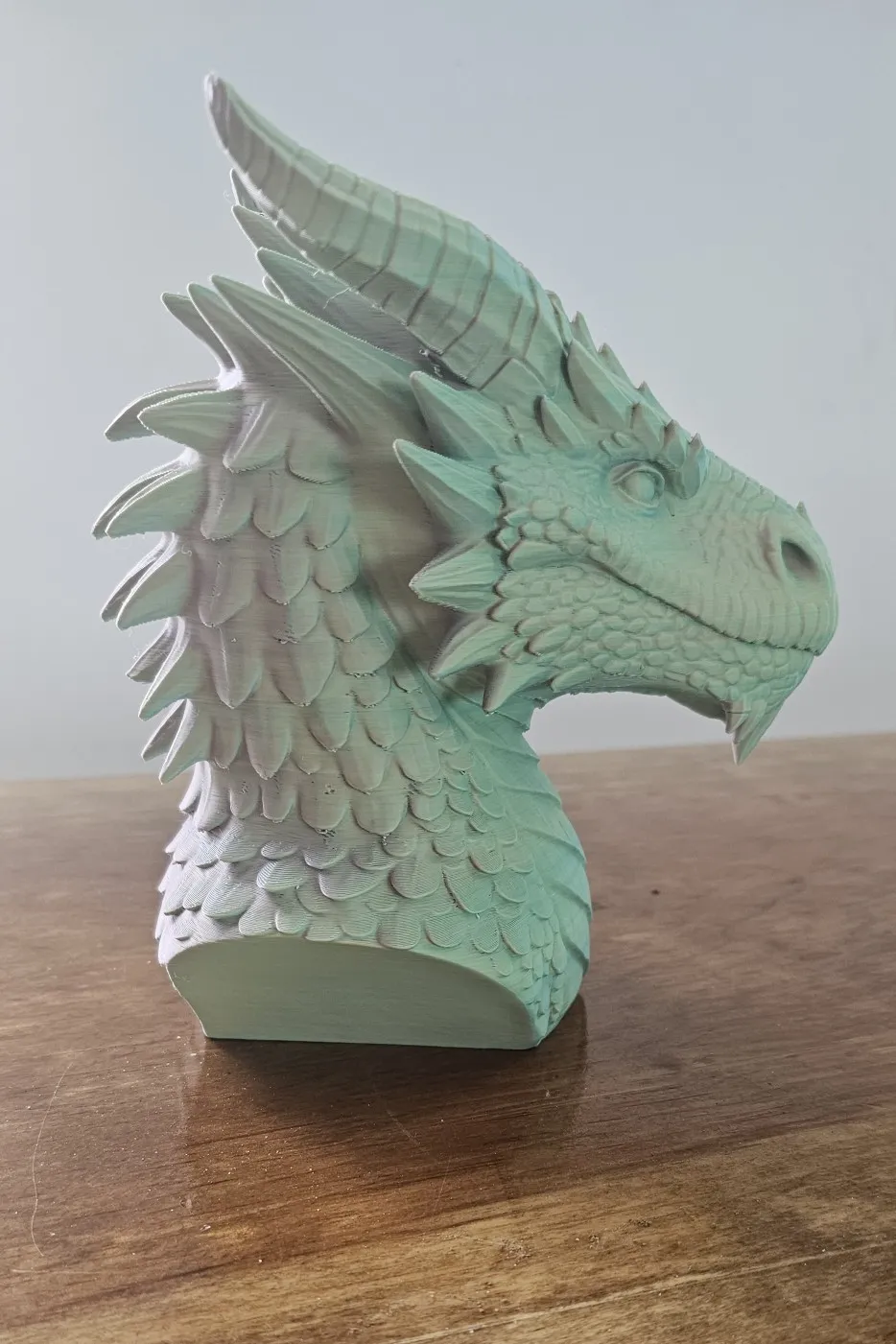 Large Decorative Dragon Head Bust Statue-2