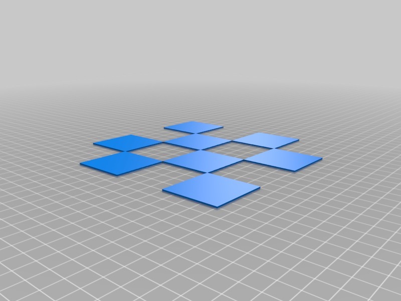 Tablero de ajedrez para extrusión doble