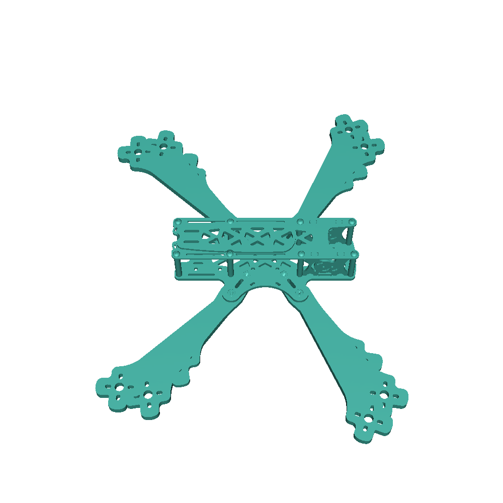 Free Drones & Aircraft STL Download - source one v3 by Harsh Mistri
