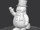 The Cheerful Snowman w/ rear access to add LED-1
