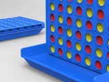 Classic 4 in a Row game is a fun toy.-1