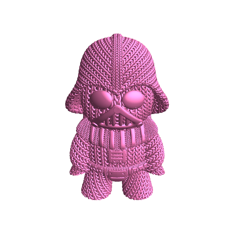 Knitted Darth Vader