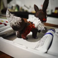 Evee - Pokemon - Fan Art-3