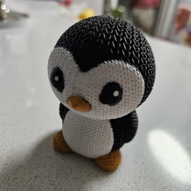 Knitted Penguin-0