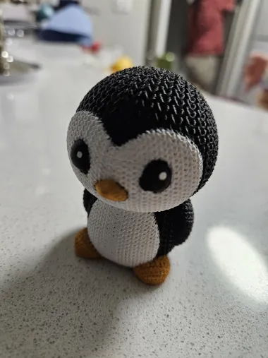 Knitted Penguin-0