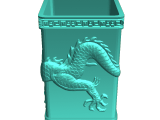 dragon pencil holder-0