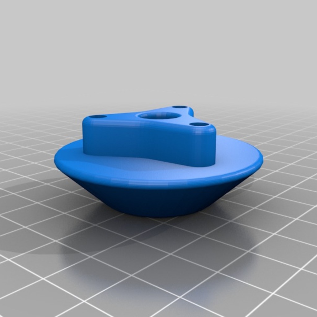 Portabobinas para Prusa i3 con marco de 6mm (sin rodamientos)