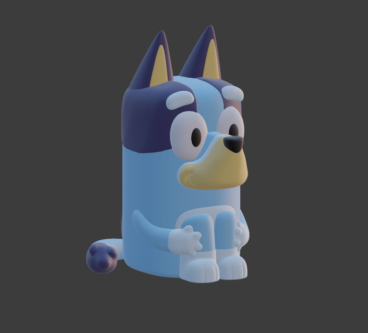 BLUEY UNSUPPORTED | 3D models download | Creality Cloud