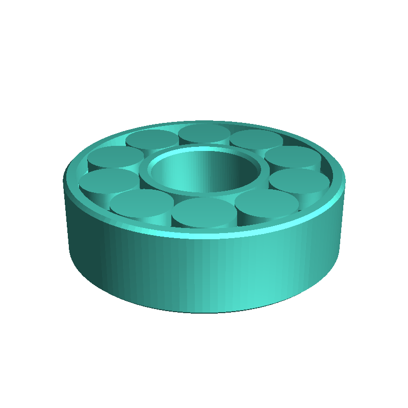 608 Print in Place Skate Bearing
