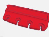 Suporte para painel perfurado de furos quadrados para alicate de precisão e conjunto de ganchos-1