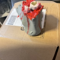 Ghost and pumpkin tea light candle-2