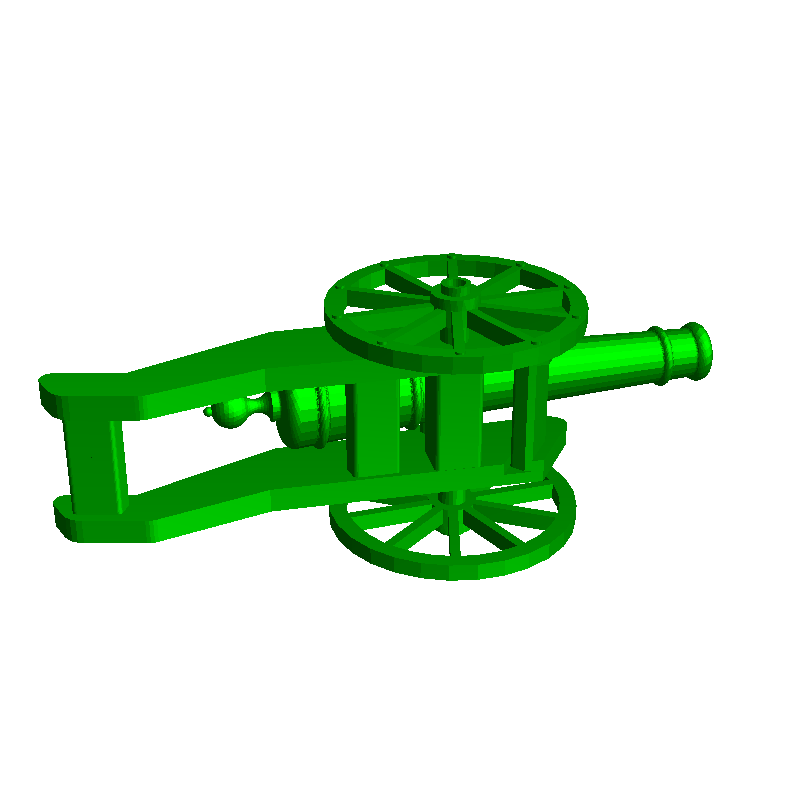 cannon model | 3D models download | Creality Cloud