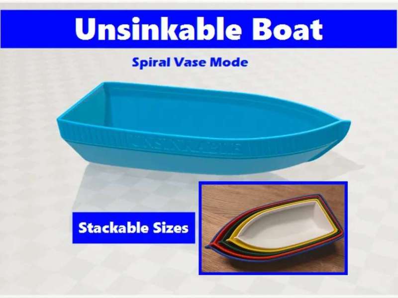 Unsinkable Boat - Spiral Vase Mode