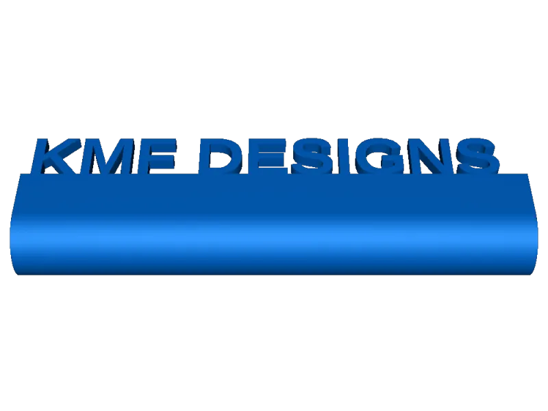 KMF DESIGNS  sign